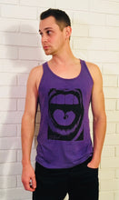 Unisex Purple Loud Mouth Tank